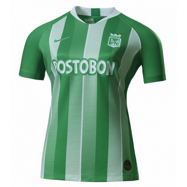 Camiseta Atlético Nacional Replica Primera Ropa Mujer 2019/20 Verde